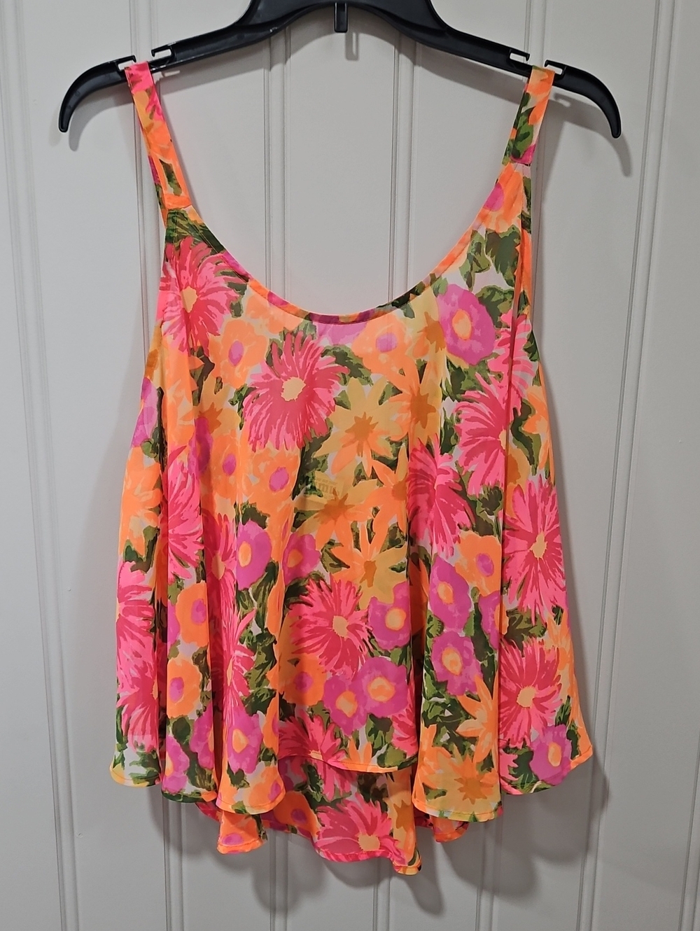 Show Me Your MuMu Floral Flowy Top Size Medium